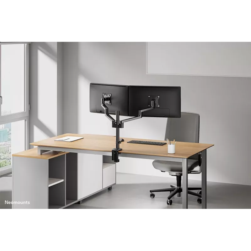 Neomounts DS60-425BL2 Monitor rankena 17-27 colių - taupanti vietą