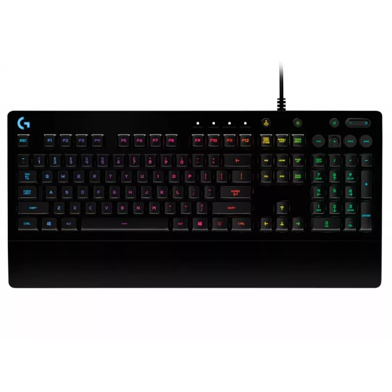 LOGITECH G213 Prodigy žaidimų klaviatūra vidaus / ems centrinė mažmeninė prekyba USB juoda - Qwertz vokiečių