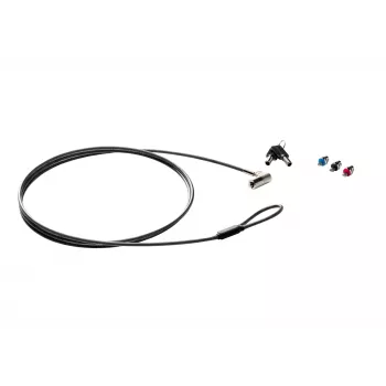HP Sure Key kabelis Lock, 1,83 m, raktas, juoda, sidabrinė