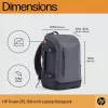 HP Travel 25 Liter 15.6 Iron Pilka Laptop Backpack, kuprinė, 39,6 cm (15,6 colio), 860 g