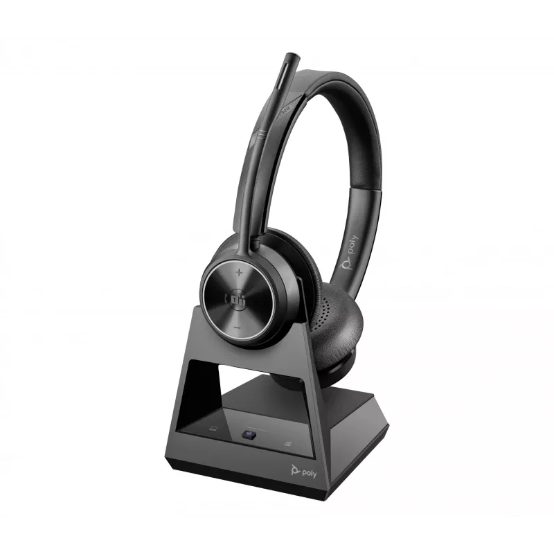 HP Poly Savi 7320 UC Stereo Microsoft Teams sertifikuota DECT 1880-1900 MHz ausinės