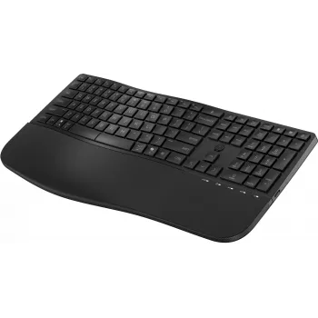 HP 685 Comfort Dual-Mode klaviatūra, QWERTY, pilno dydžio (100%), belaidė, RF belaidis + Bluetooth, membraninė, QWERTY, juoda