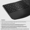 HP 685 Comfort Dual-Mode klaviatūra, QWERTY, pilno dydžio (100%), belaidė, RF belaidis + Bluetooth, membraninė, QWERTY, juoda