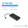 USB-C kelių prievadų centras HP Travel – HP 1C1Y5AA, USB-C pagrindinis, HDMI 2.0, VGA, 1×RJ-45, 2×USB-A 3.2 Gen1, 2×USB 2.0, MicroSD skaitytuvas, juoda