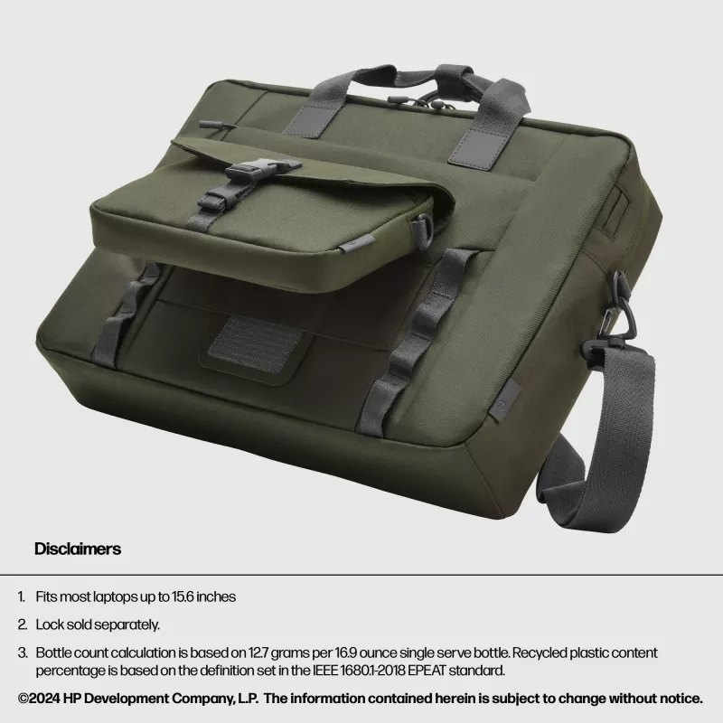 Messenger case HP 15.6-inch Modular Laptop Bag 39.6 cm 1.14 kg monochromatinis