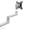 Neomounts DS60-425WH1 Monitor arm 17-27 inch - space saving, Clamp/Grommet, 8 kg, 43.2 cm (17 inch), 68.6 cm (27 inch), 100 x 100 mm, White