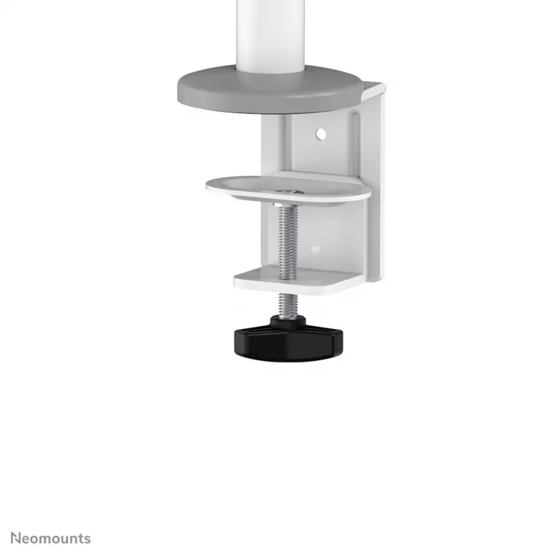 Neomounts DS60-425WH1 Monitor arm 17-27 inch - space saving, Clamp/Grommet, 8 kg, 43.2 cm (17 inch), 68.6 cm (27 inch), 100 x 100 mm, White