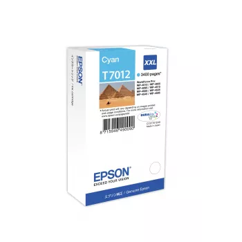 Epson rašalo kasetė XXL žydra 3,4 tūkst.