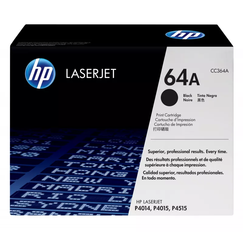 HP 64A juoda Originali LaserJet tonerių kasetė, 10000 puslapių, juoda, 1 vnt.