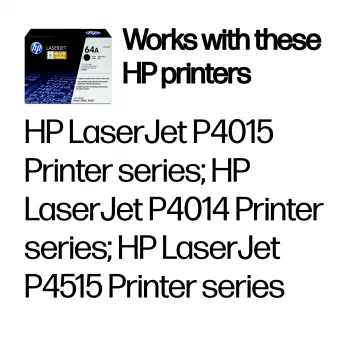 HP 64A juoda Originali LaserJet tonerių kasetė, 10000 puslapių, juoda, 1 vnt.