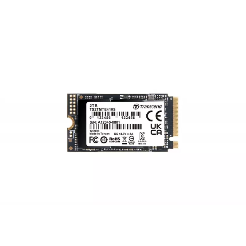 TRANSCEND SSD - 410s - 2TB - M.2 2242 - NVMe PCI-E GEN4 x4