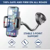 Cellularline Hug Flexi - Universalus automobilinis laikiklis išmaniajam telefonui su siurbtuku