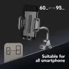 Cellularline Hug Flexi - Universalus automobilinis laikiklis išmaniajam telefonui su siurbtuku
