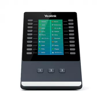 Yealink EXP50 IP išplėtimo modulis, juodos ir pilkos spalvos, 23 mygtukai
