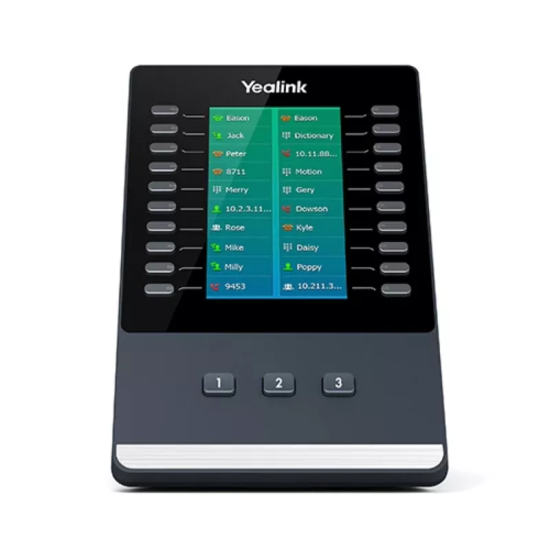 Yealink EXP50 IP išplėtimo modulis, juodos ir pilkos spalvos, 23 mygtukai