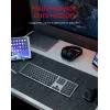 KeySonic KSK-8023BTRF (DE) klaviatūra Universal Bluetooth QWERTZ vokiška Antracito, juoda