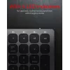 KeySonic KSK-8023BTRF (DE) klaviatūra Universal Bluetooth QWERTZ vokiška Antracito, juoda