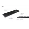 KeySonic KSK-8023BTRF (DE) klaviatūra Universal Bluetooth QWERTZ vokiška Antracito, juoda
