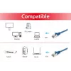 Equip Cat.6A S/FTP komutacinis kabelis, 2,0 m, mėlynas, 2 m, Cat6a, S/FTP (S-STP), RJ-45, RJ-45, mėlynas