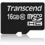 „Transcend“ 16 GB „MicroSDHC“ 10 klasės atmintinė TS16GUSDC10