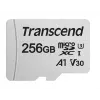 TRANSCEND Micro Sdxc Card 300s 256GB Uhs-i U3 su adapteriu