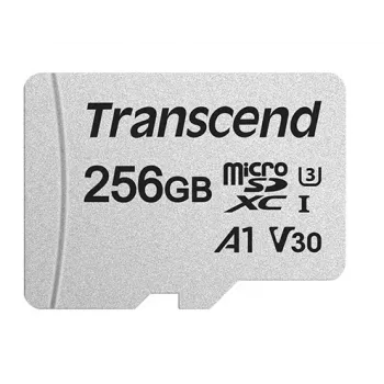 TRANSCEND Micro Sdxc Card 300s 256GB Uhs-i U3 su adapteriu