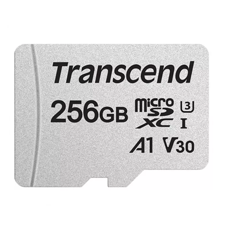 TRANSCEND Micro Sdxc Card 300s 256GB Uhs-i U3 su adapteriu