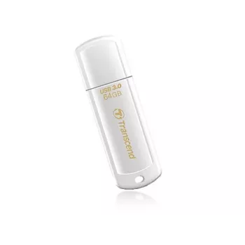 TRANSCEND Jetflash 730 - 64GB USB atmintinė - USB 3.0 - Balta