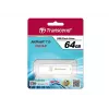 TRANSCEND Jetflash 730 - 64GB USB atmintinė - USB 3.0 - Balta