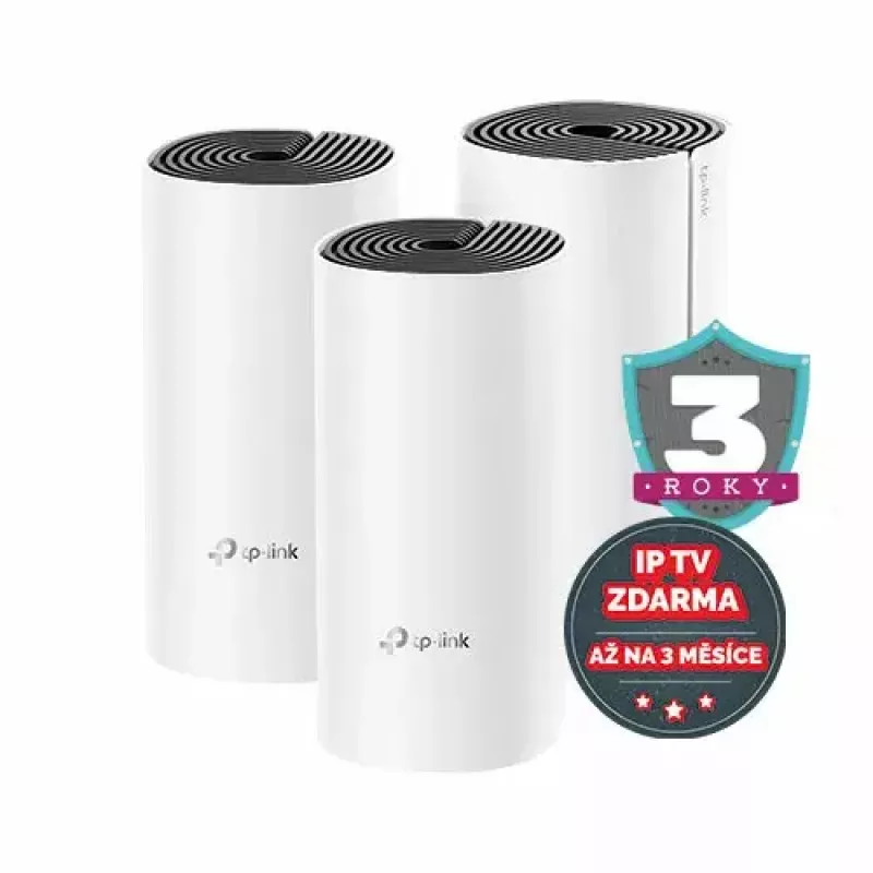 TP-Link AC1200 + AV1000 viso namo hibridinė „Mesh“ Wi-Fi sistema, 3 vnt. rinkinys