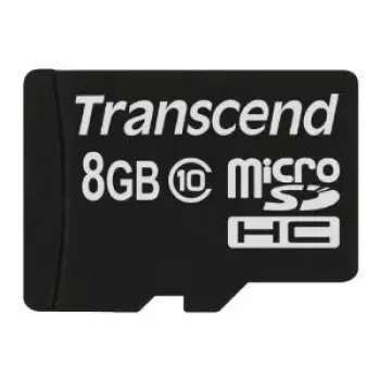 „Transcend“ „Flash Memory“ 8 GB „MicroSDHC“ 10 klasė TS8GUSDC10