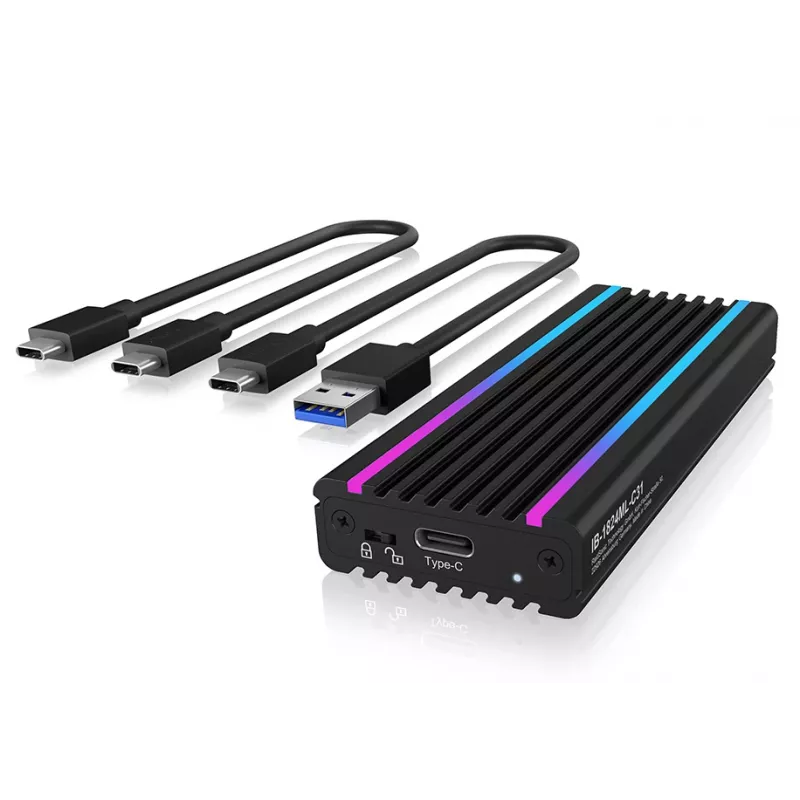 ICY BOX IB-1824ML-C31 SSD korpusas juodas M.2