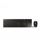 CHERRY DW 9100 SLIM klaviatūra Pelė įtraukta Universal RF Wireless + Bluetooth QWERTZ Šveicariška Juoda