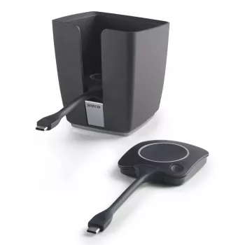 Barco dėklas 2 x USB-C mygtukai juodi laidinis stalo jungiamumas