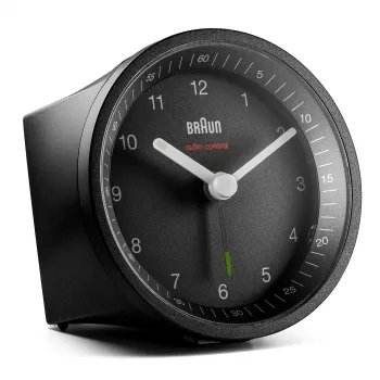 Braun BC07 kvarcinis žadintuvas, juodas