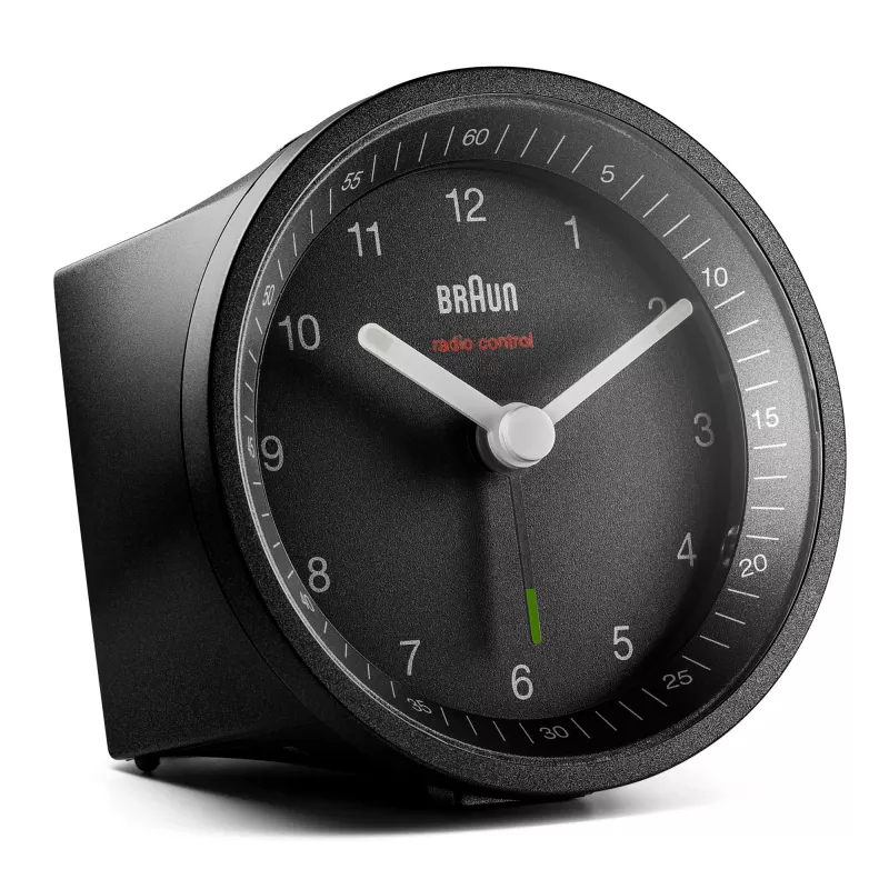 Braun BC07 kvarcinis žadintuvas, juodas