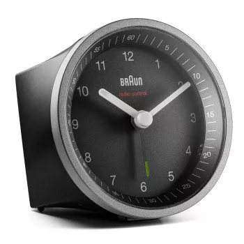 Braun BC07 kvarcinis žadintuvas, juodas