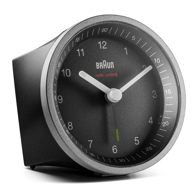 Braun BC07 kvarcinis žadintuvas, juodas