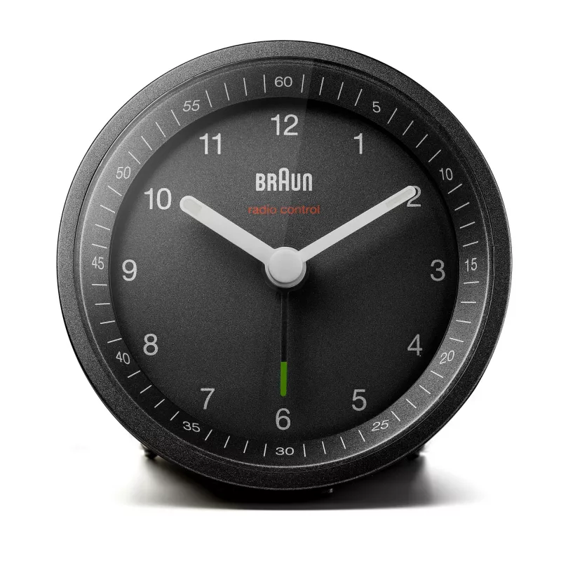 Braun BC07 kvarcinis žadintuvas, juodas