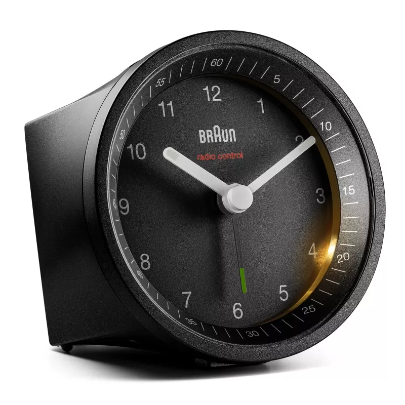 Braun BC07 kvarcinis žadintuvas, juodas