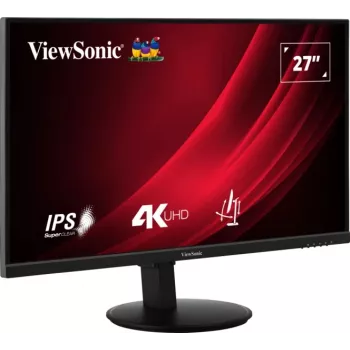 Viewsonic VG Series VG2708-4K kompiuterio monitorius 68.6 cm (27 colių) 3840 x 2160 pikselių 4K Ultra HD LED Juodas