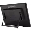 Viewsonic TD1630-3 kompiuterio monitorius 39,6 cm (15,6 colio) 1366 x 768 pikselių HD LCD jutiklinis ekranas su kelių vartotojų palaikymu, juodos spalvos