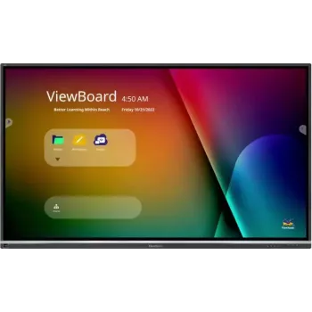 Viewsonic IFP7550-5F interaktyvi lenta 190,5 cm (75 colių) 3840 x 2160 pikselių liečiamas ekranas Juoda HDMI