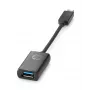 HP USB-C į USB 3.0 adapteris, 0,1409 m, USB-C, USB 3.0, USB 3.2 Gen 1 (3.1 Gen 1), juodas