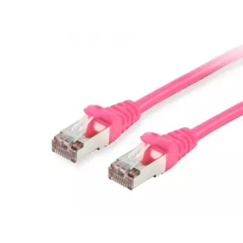 Equip Cat.6 S/FTP komutacinis kabelis, 50 m, rožinis, 50 m, Cat6, S/FTP (S-STP), RJ-45, RJ-45, rožinis