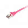 Equip Cat.6 S/FTP komutacinis kabelis, 50 m, rožinis, 50 m, Cat6, S/FTP (S-STP), RJ-45, RJ-45, rožinis