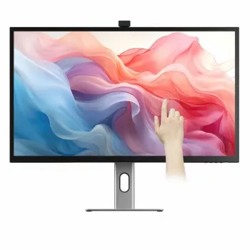 ALOGIC stalinis monitorius - Clarity Max Touch - 32 colių liečiamasis ekranas - 3840x2160 (4K UHD) su USB-C maitinimo tiekimu ir internetine kamera