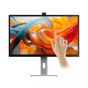 ALOGIC stalinis monitorius - Clarity Max Touch - 32 colių liečiamasis ekranas - 3840x2160 (4K UHD) su USB-C maitinimo tiekimu ir internetine kamera