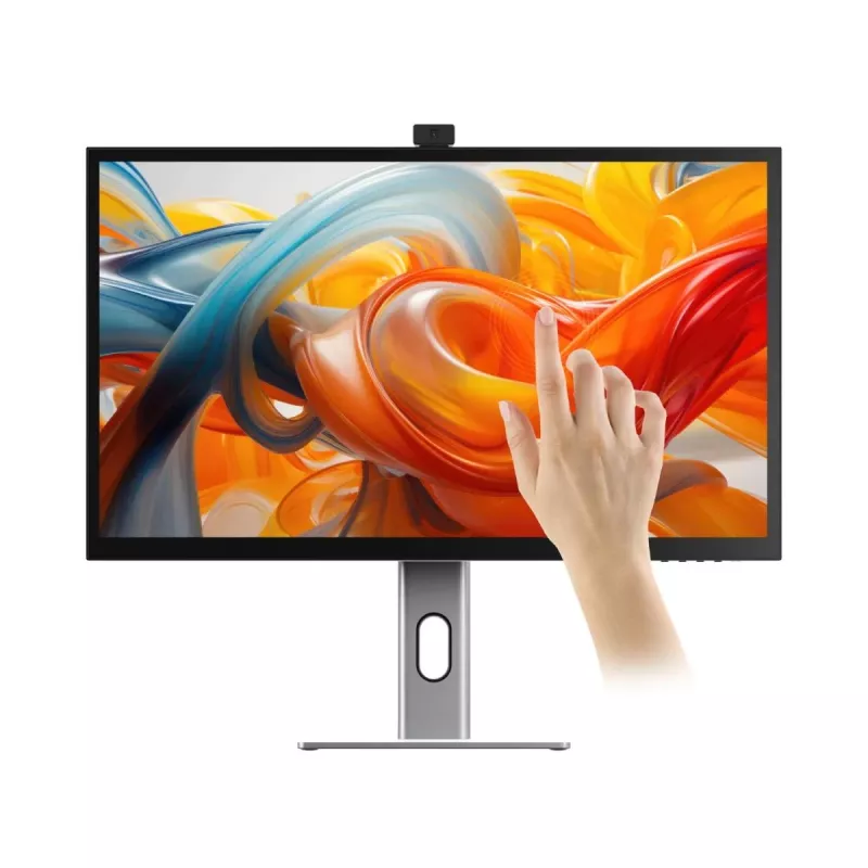 ALOGIC stalinis monitorius - Clarity Max Touch - 32 colių liečiamasis ekranas - 3840x2160 (4K UHD) su USB-C maitinimo tiekimu ir internetine kamera