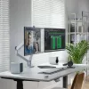 ALOGIC stalinis monitorius - Clarity Max Touch - 32 colių liečiamasis ekranas - 3840x2160 (4K UHD) su USB-C maitinimo tiekimu ir internetine kamera